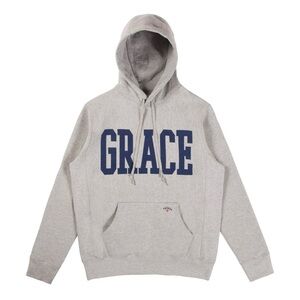 NOAH NYC GRACE Hoodie Sweatshirt in Gray Men’s Medium
